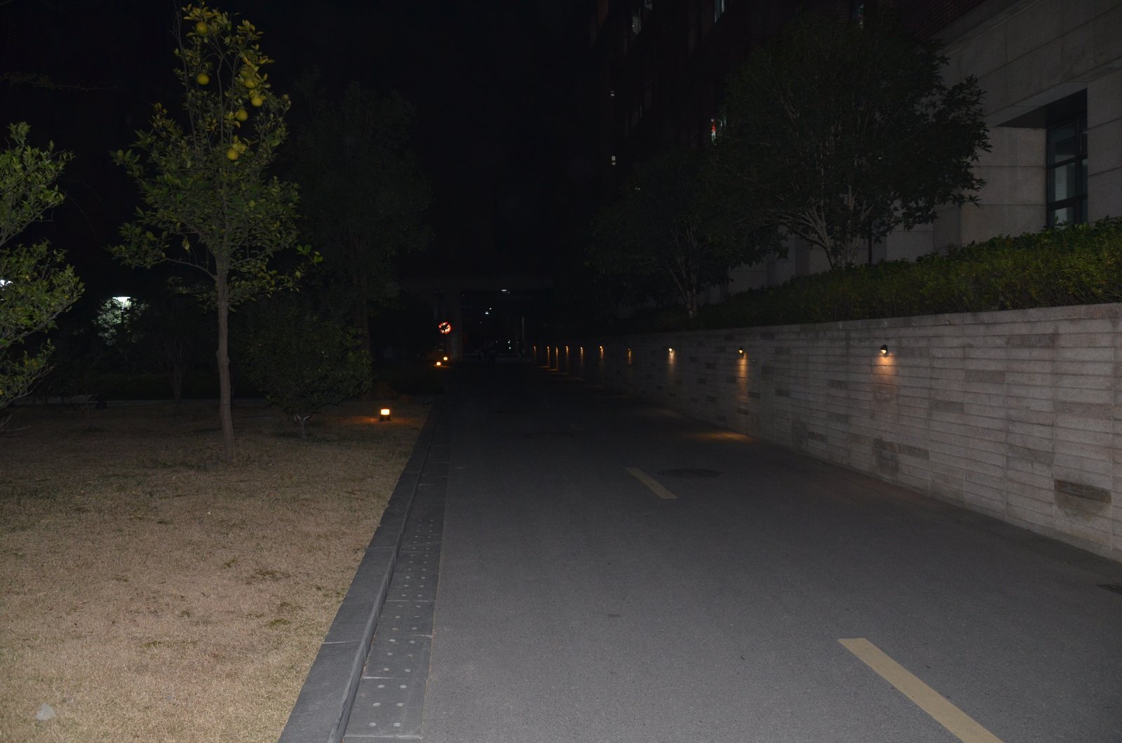 夜晚的学校